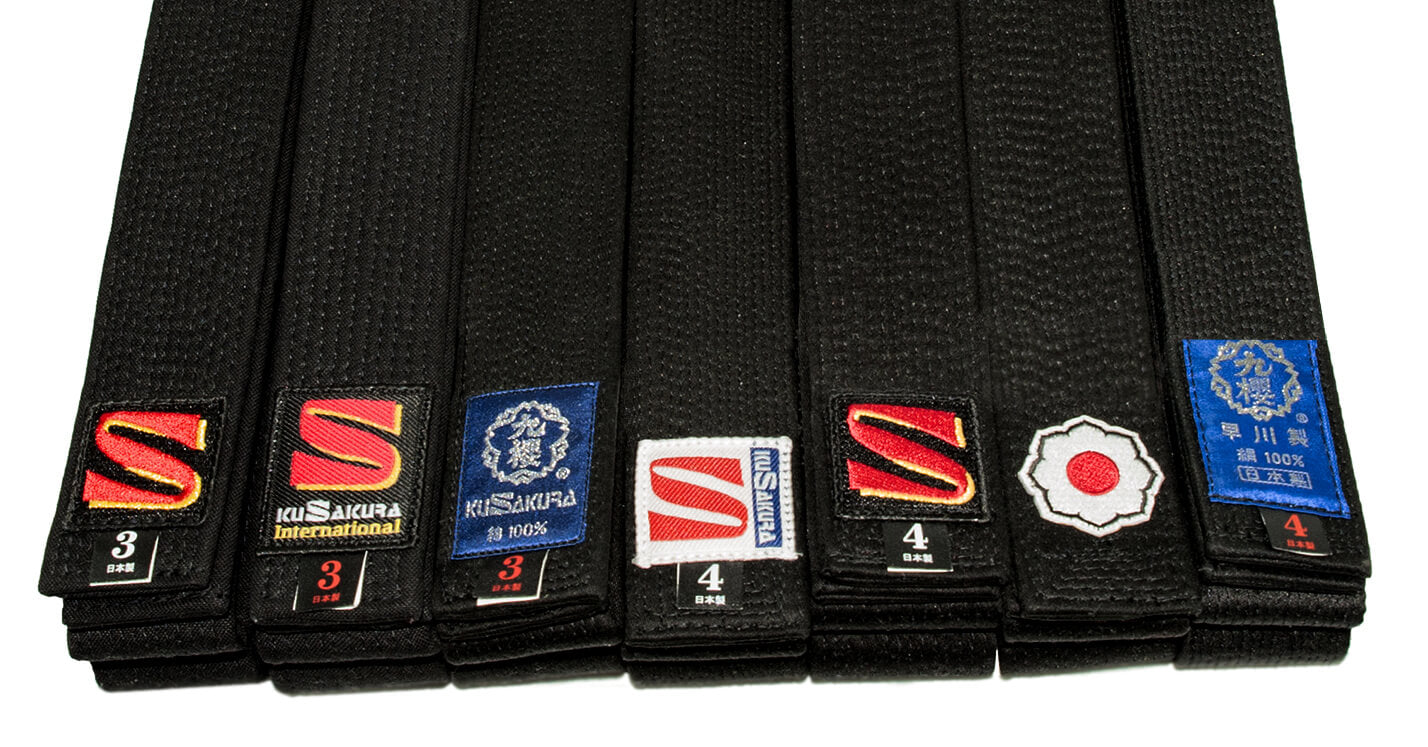 Judo Black Belts Made in Japan