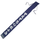 Colored Cotton Carry Bag for Shinai Two fundamental values in Kendo embroidered