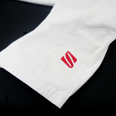 White Judo Pants for Competition - KuSakura