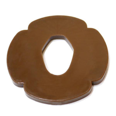 Brown Plastic Tsuba